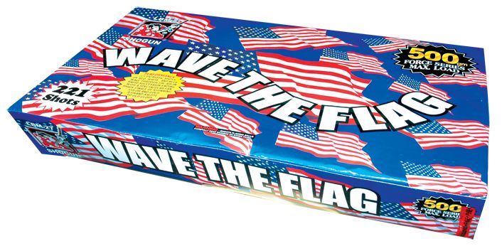 WAVE THE FLAG 221 SHOTS